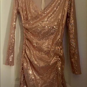 Gold Cocktail Dress Never Worn